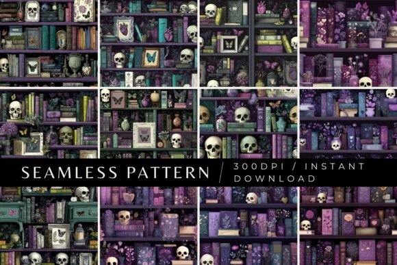 12 the Velvet Archive Seamless Patterns