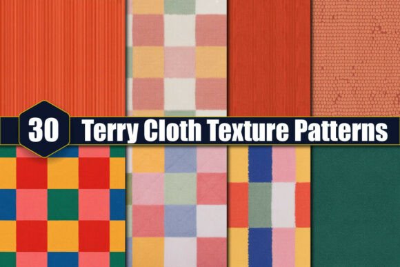 30 Terry Cloth Texture Patterns