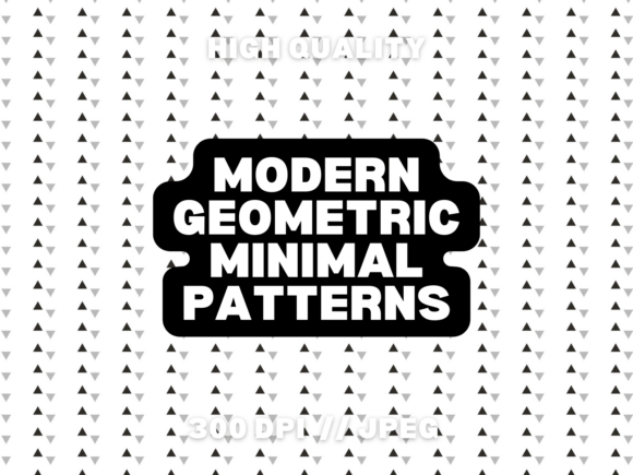 40 Modern Geometric Minimal Patterns