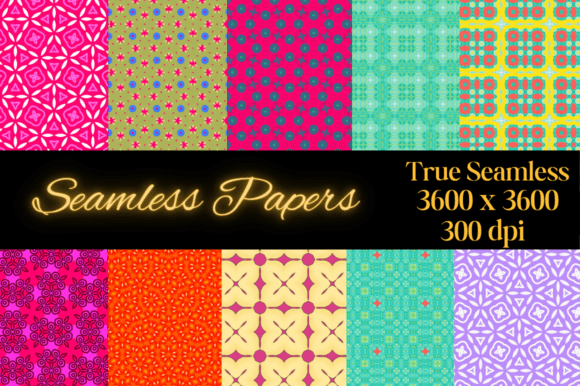 Bright Fun True Seamless Patterns