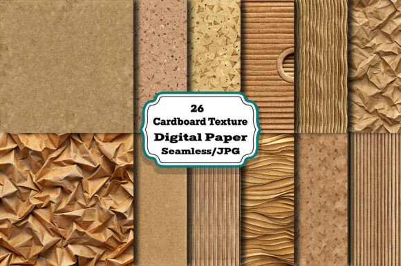 Cardboard Texture Patterns: A Versatile Design Asset