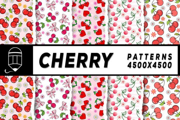 Elevate Your Creative Projects with Cherry Digital Papers Patterns