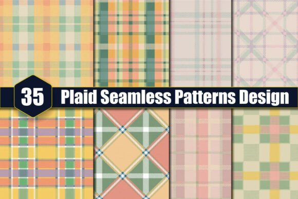 Elevate Your Creative Workflow with 35 Plaid Seamless Patterns Design: A Comprehensive Guide to High-Quality Digital Assets