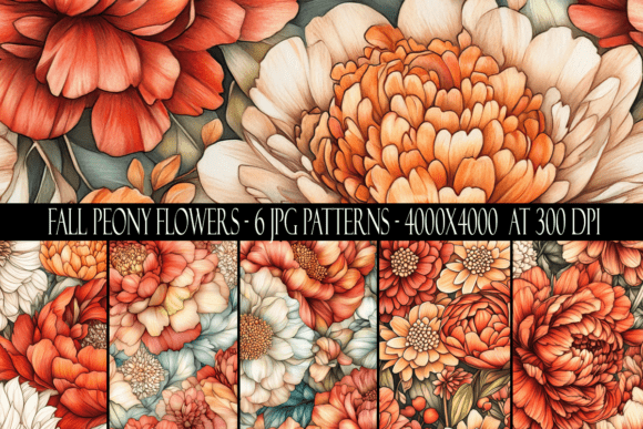 Fall Peony Flower Seamless Patterns: A Practical Review for Digital Creators