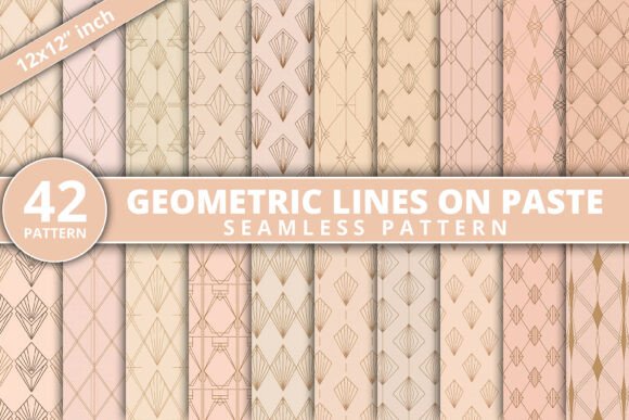 Geometric Line Seamless Patterns