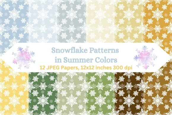 Redefining Seasonal Aesthetics: The Art of Snowflake Patterns in Summer Colors