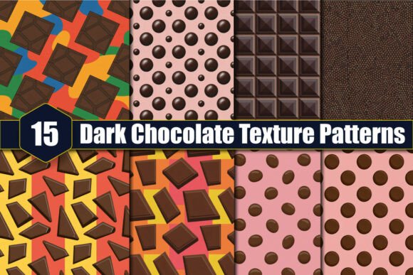 The Rich Appeal of 15 Dark Chocolate Texture Patterns for Your Creative Projects